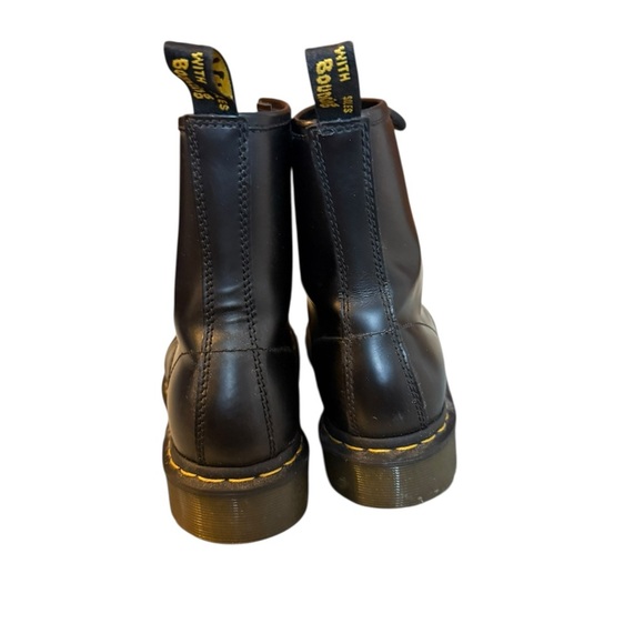 Dr. Martens Black Lace Up Combat Boots - Picture 4 of 9